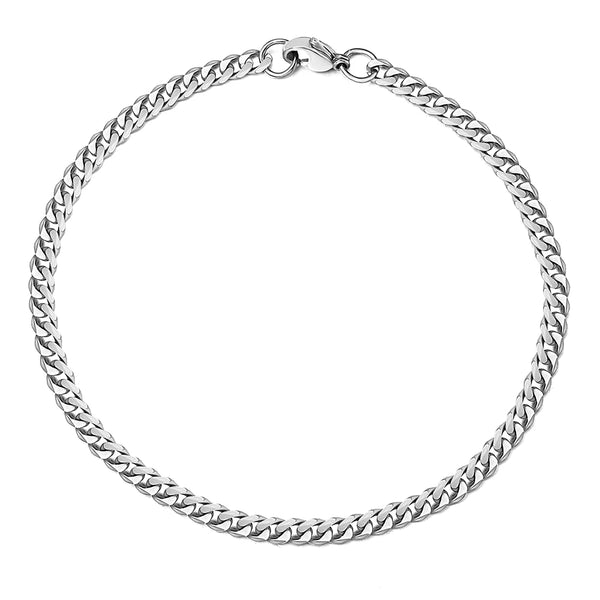 Cuban Link Anklet-Curb Cuban Link Anklets