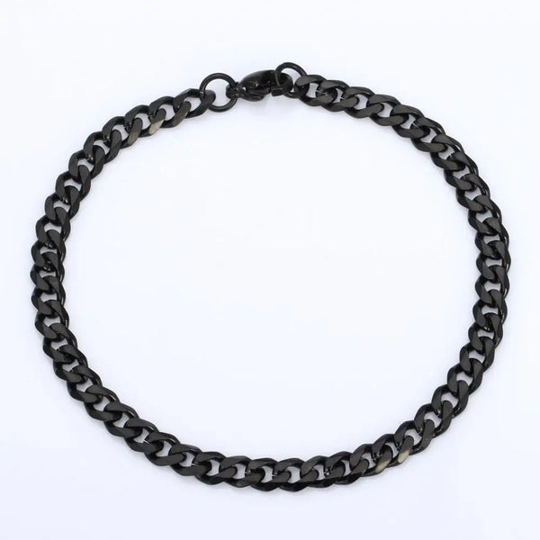 Cuban Link Anklet-Curb Cuban Link Anklets