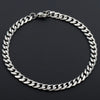 Cuban Link Anklet-Curb Cuban Link Anklets