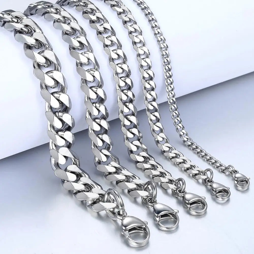 Cuban Link Anklet-Curb Cuban Link Anklets